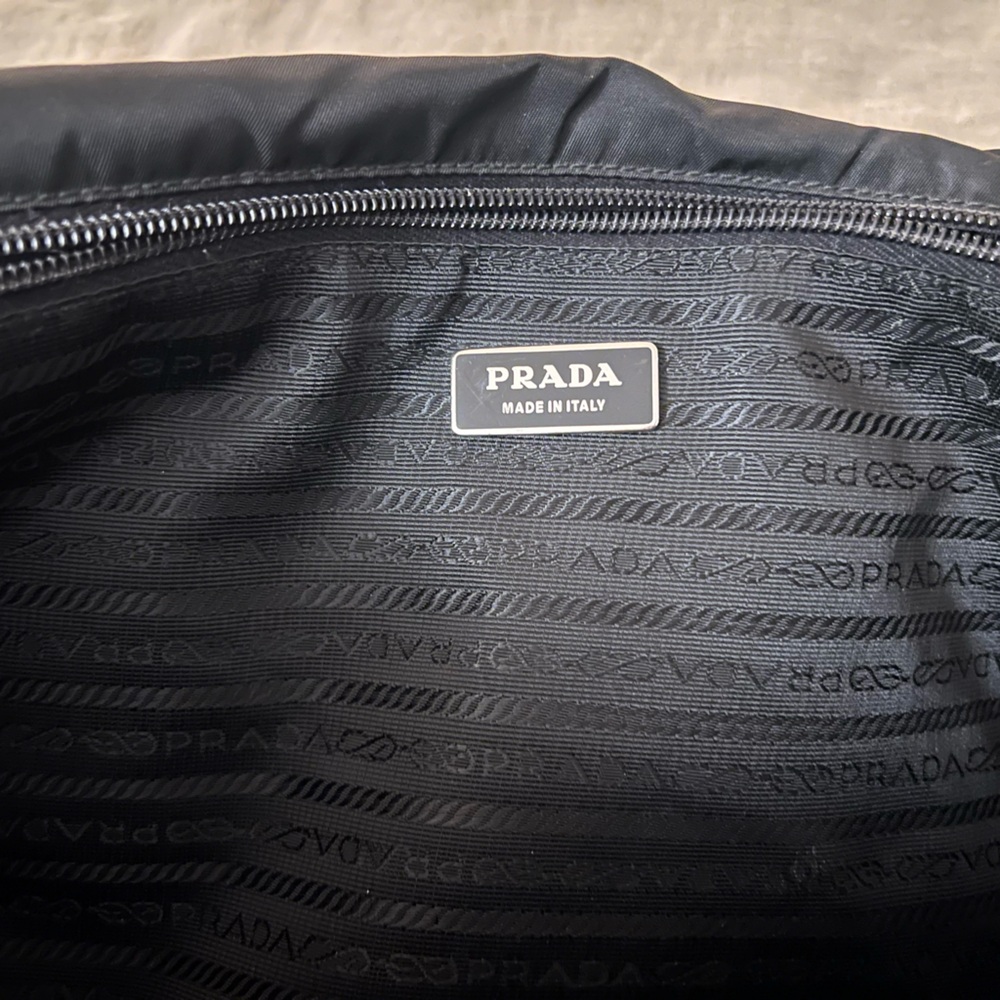 Prada Black Nylon Messenger Bag - Picture 2 of 5